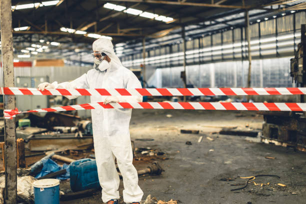 Professional Odor Removal technician working in Malone, FL